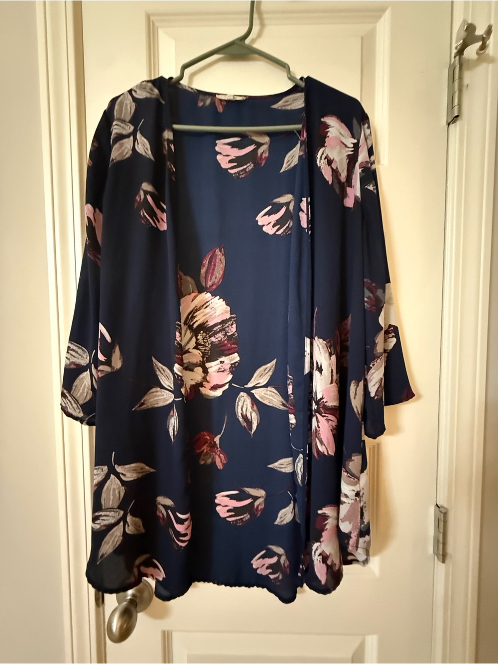 Maurices Floral Kimono Cardigan Plus Size 0X